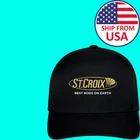 St. Croix Fishing Rods Black Hat Baseball Cap