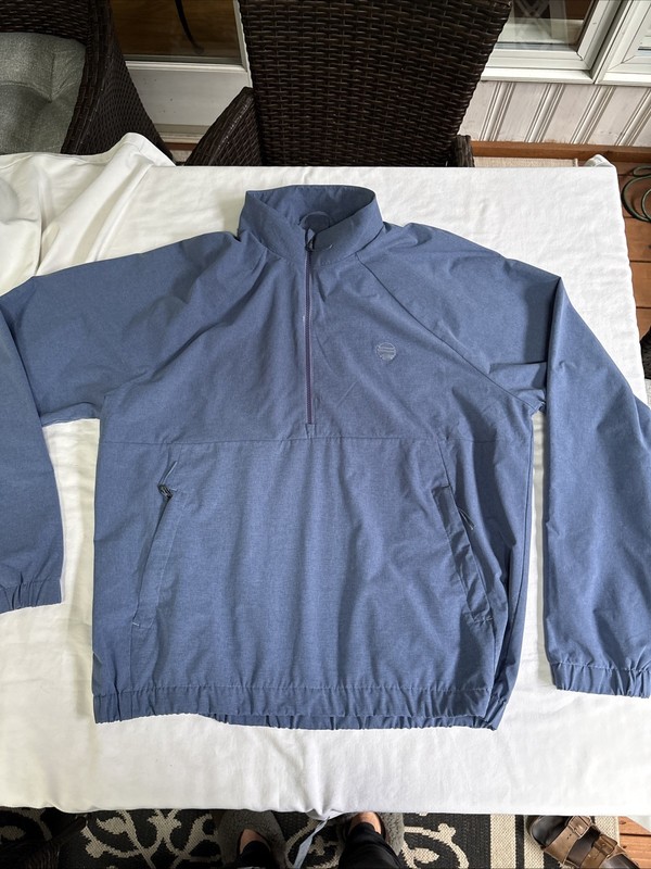 Marine Layer Men’s 1/4zip Pullover Size Large Blue