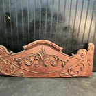 Pedamont 37.5”x15” Headboard with Scroll Cut Carvings Free Shipping