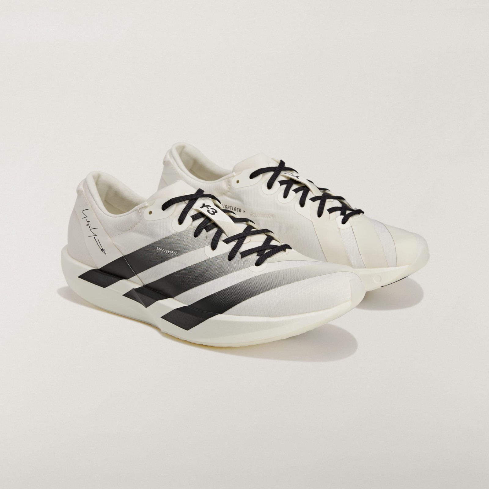 Adidas Unisex Y-3 Adios 9- Off White Black Yohji Yamamoto - KI6878 Expeditedship thumbnail 2
