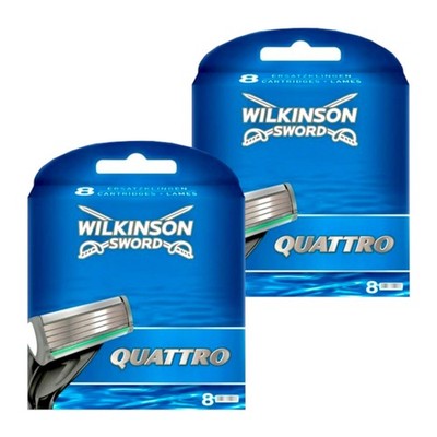 16x Wilkinson Sword Quattro Plus Rasierklingen - NEU - Männer - OVP -
