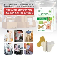 🔥Far Infrared Heat Patch 20p Lower Back Pain Relief Lumbar Support Hot Compress