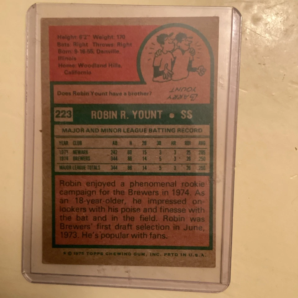 Juego completo de béisbol Topps 1975 660 G-VG Brett Yount Rice Carter radiocontrol Nolan Ryan Foto 4 de 4
