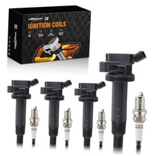 UF247 Ignition Coil Pack and 7090 Spark Plugs 1.8L L4 for Toyota Celica GT