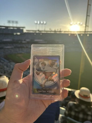 2026 Los Angeles Dodgers × One Piece Night Luffy DON!! 7/3 Promo card, Sealed.