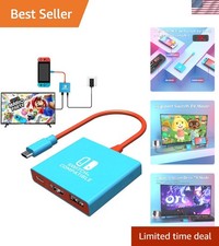 Compact Travel Dock for Nintendo Switch - HDMI 2.0, USB 3.0, Portable Design