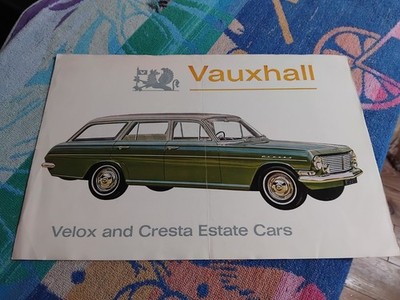 Vauxhall PB Cresta & Velox Estate Car Sales Brochure 1964 FREE POST Leaflet