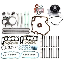 Timing Covers gasket set Water Pump Head Bolts set For 02-03 Dodge Ram 1500 4.7L