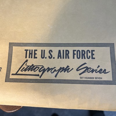 The U.S Air Force Lithograph Series 44 Picture Set 10 Pcs