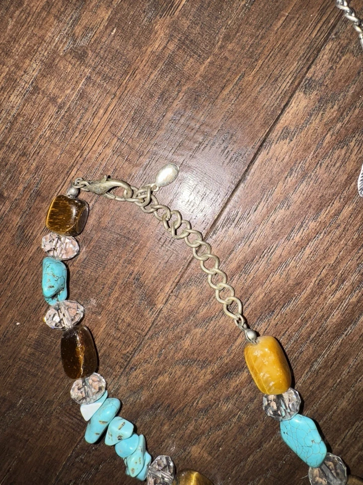 Lote de 2 collares Western imitación turquesa y plateados de Boot Barn Foto 4 de 4