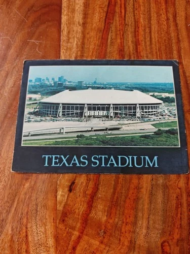 Postcard of Dallas Cowboys American Football Stadium Texas 1985