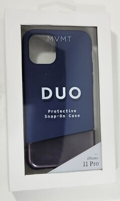 MVMT Duo Protective Snap-On Case for iPhone 11 Pro Navy Color New - Main Image