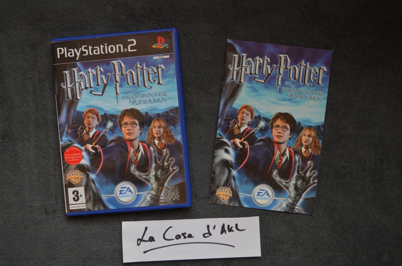 Harry Potter et le Prisonnier d'Azkaban complet Playstation 2 - PS2 FR TTBE