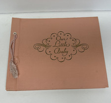 New Vintage CR Gibson Our Baby's First Seven Years- Baby Book Record SCRAPBOOK