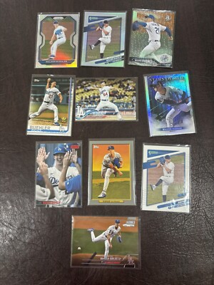 Walker Buehler Rookie/Multi Yr Lot 11X 2018 Series 1-2021 Donruss /210,Bman /299