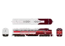 RAPIDO 28562 HO SCALE E8A ROCK ISLAND #646 DELIVERY ROCKET SCHEME w/ESU LokSound
