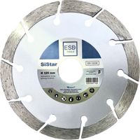 Diamanttrennscheibe 125 Mm Beton Diamantscheibe Trennscheibe 10Mm SegmenthöHe