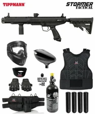 Maddog Tippmann Stormer Tactical Protective HPA Paintball Gun Starter Pack