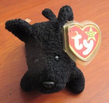 Vintage TY "Scottie the Dog" Beanie Babies with Sealed Tags