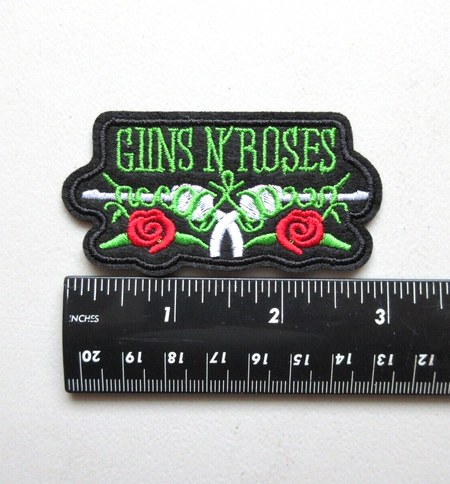 GUNS N' ROSES MUSIC ROCK BAND HAT BATTLE VEST JACKET EMBROIDERED IRON