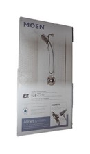 MOEN Brecklyn Magnetix Shower and Tub Faucet, Brushed Nickel, Valve Included