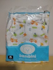 Bambini Sleep  N Play Baby Grow Size Small 0-3 Months One Piece Pajamas - Jungle