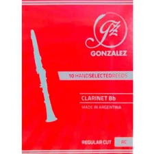 Gonzalez Bb Clarinet Reeds Strength 3.5, Box of 10