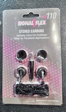Signal Flex SF-110 Stereo Earbuds with Extra Ear Cushions