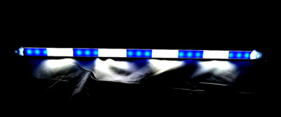 LED GRIECHISCHE FLAGGE KABINE INNEN LICHTLEISTE 500MM 12/24V ALUKOFFER FÜR LKW