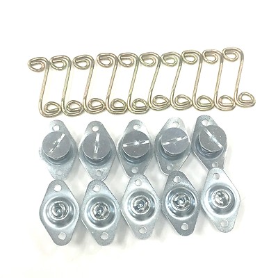 5/16'' SELF-EJECT .700'' DZUS 1/4 TURN BUTTON FASTENERS WITH 1-1/8'' SPRINGS