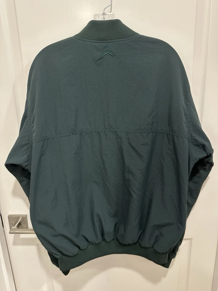 Chaqueta Bomber Rompevientos Verde Sun Mountain Mediana Golf Informal Abrigo De Colección  Foto 2 de 4