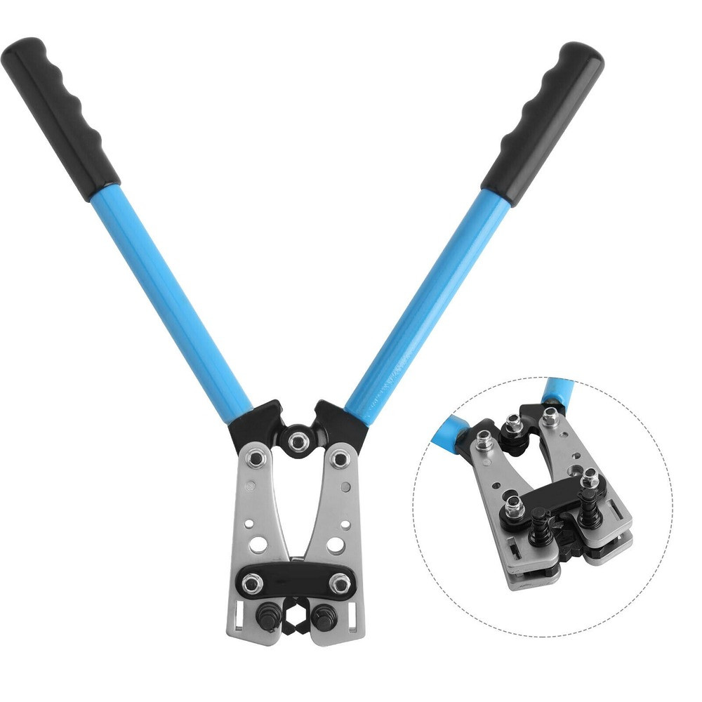 Large Wire Terminal Crimping Tool 6-50mm² Cable Lug Crimper Cu/Al Terminal Plier