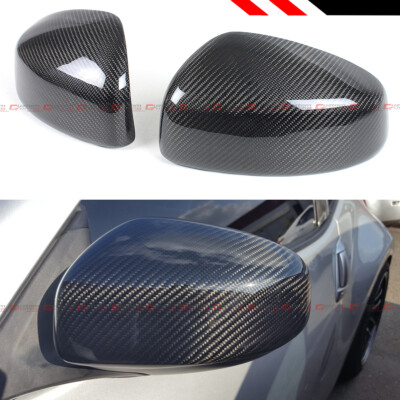FOR 2009-2020 NISSAN 370Z Z34 CARBON FIBER SIDE VIEW MIRROR COVERS