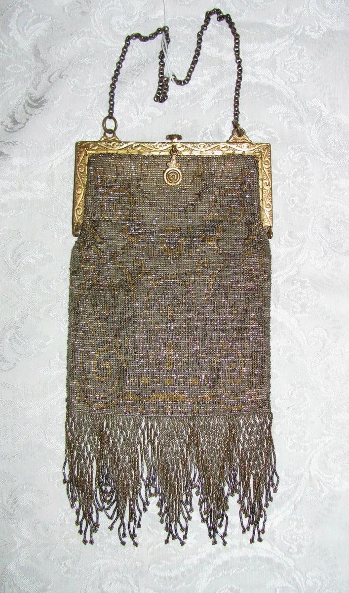 Antique beaded purse sale