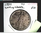 1937 Liberty Walking Half,  Circulated Medium Grade, .3617 Oz Silver (US-934)