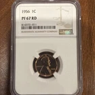 1956 Proof Lincoln Wheat Cent, NGC PF-67 RD, Full Red