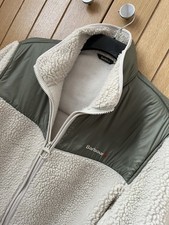 MENS BARBOUR Sherpa Fleece Jacket Size L RRP £119 Dog Walking Shooting Outdoors 