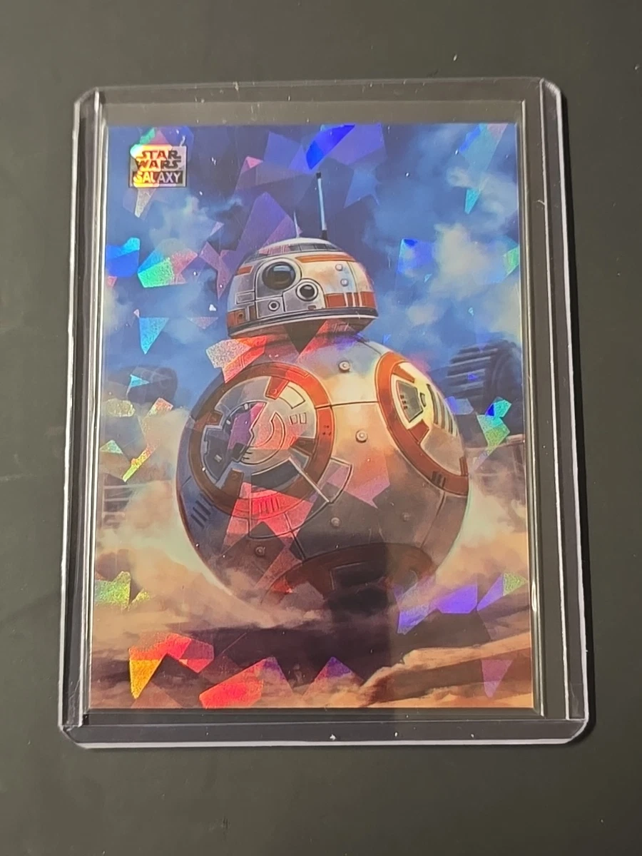 BB-8 BLUE RAY WAVE REFRACTOR trading card from 2025 Topps 2025 Topps Chrome Star Wars Galaxy