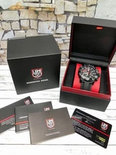 Luminox ANU 4240 Series Ref.4241 Quartz Chronograph 45mm SS Band Box Working JPN