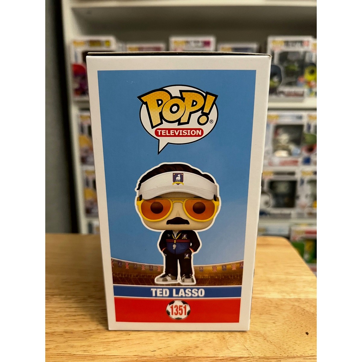 LIMITED EDITION CHASE Ted Lasso Visor Funko Pop #1351 Television
