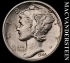 1944-D Mercury Dime- Scarce High Grade Luster- No Reserve #K551