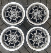 Classic Mini Minator Alloys x4 Set 10x5 inch Austin Morris Rover Cooper S Wheels