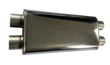 Performance Muffler 2.25" Dual  2.25" Dual Body Length 18" Crossover X SS