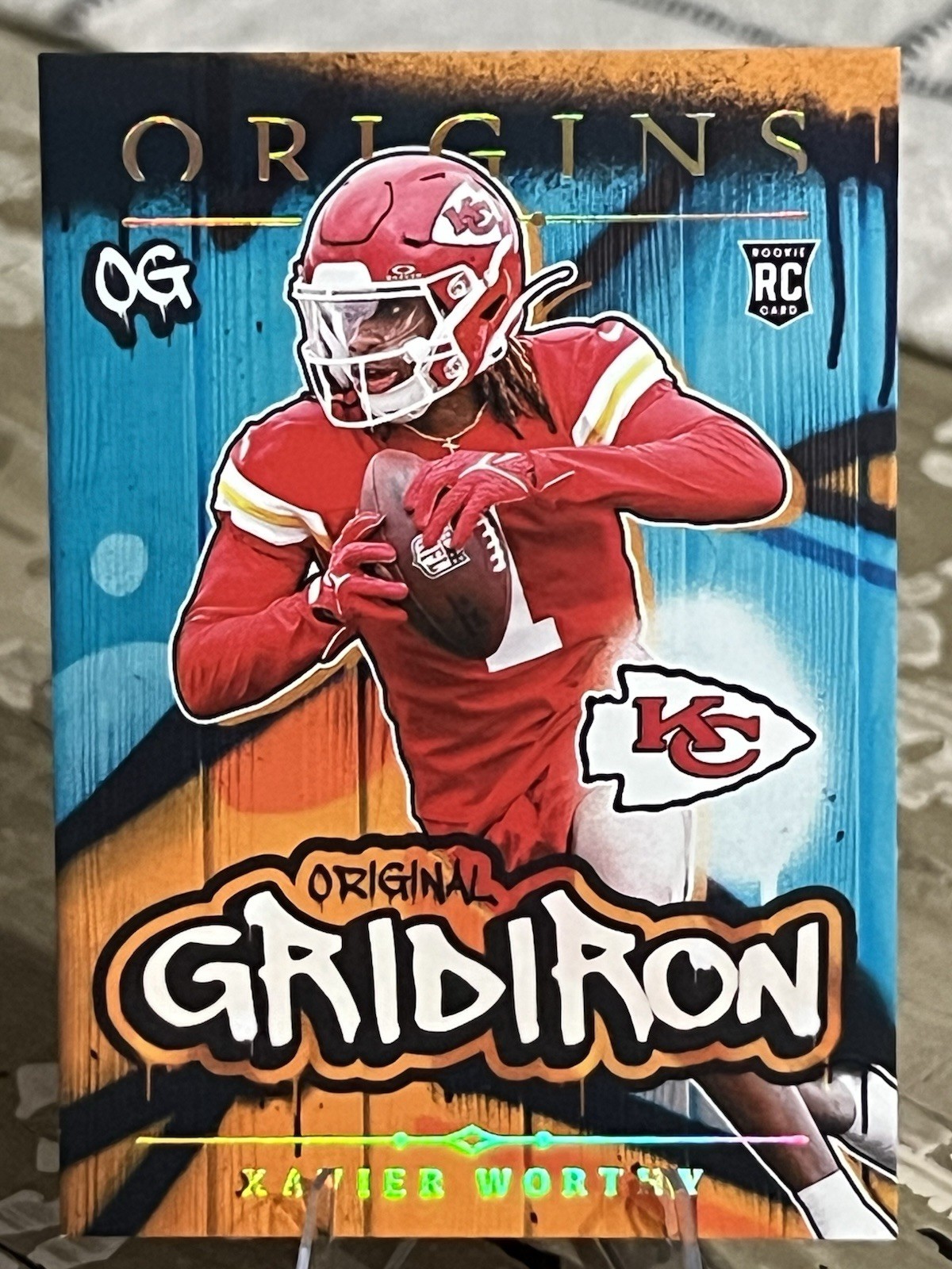 2024 Origins Xavier Worthy Original Gridiron RC Rookie #17 Chiefs