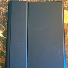 Black Tablet Keyboard Folio Case Cover w/ Built-In Keyboard Stand