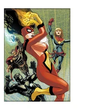 Marvel Avengers 32 Variant Spiderwoman At-A-Boy 2.5" x 3.5" Magnet