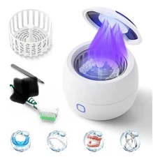 Ultrasonic Jewelry Cleaner Denture Glass Watch Ring  Cleaning Machine
