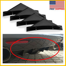 For Subaru Brz Wrx Impreza Rear Bumper Diffuser Shark Fins Spoiler Lip Splitter