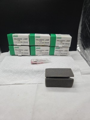 Ushio ETC Halogen Lamp Light Bulbs, ETB  JCV 250WGBF  X 6 Six BULBS INCLUDED 