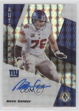 2020 Panini Mosaic Auto Mosaic Nate Solder #AM12 Auto fd4